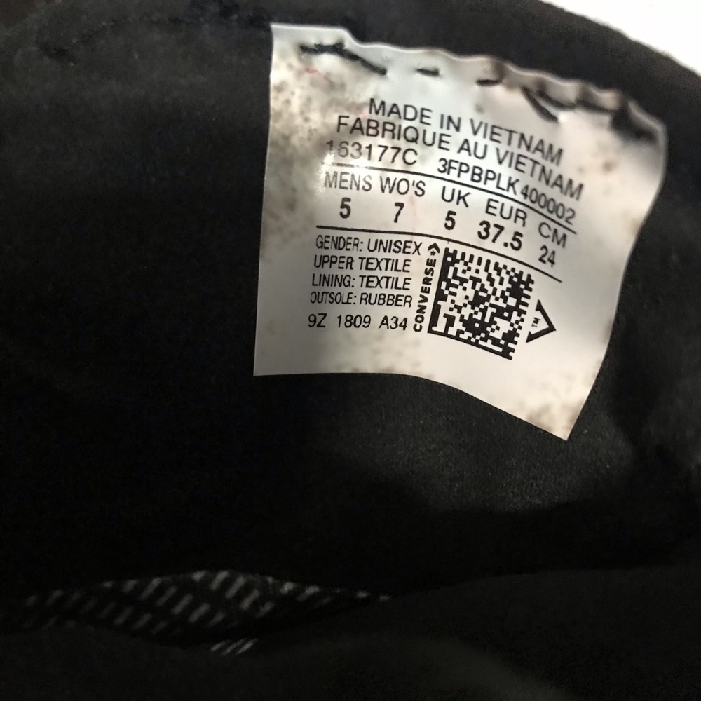 Converse AdVulc CT MC18 HI Gore-Tex Black W AUTHEN - Picture 8 of 8